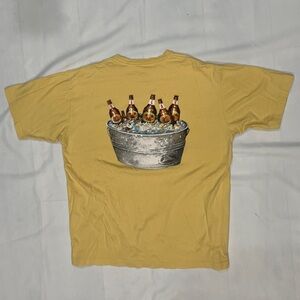 Tommy Bahama Yellow beer Cotton T-Shirt